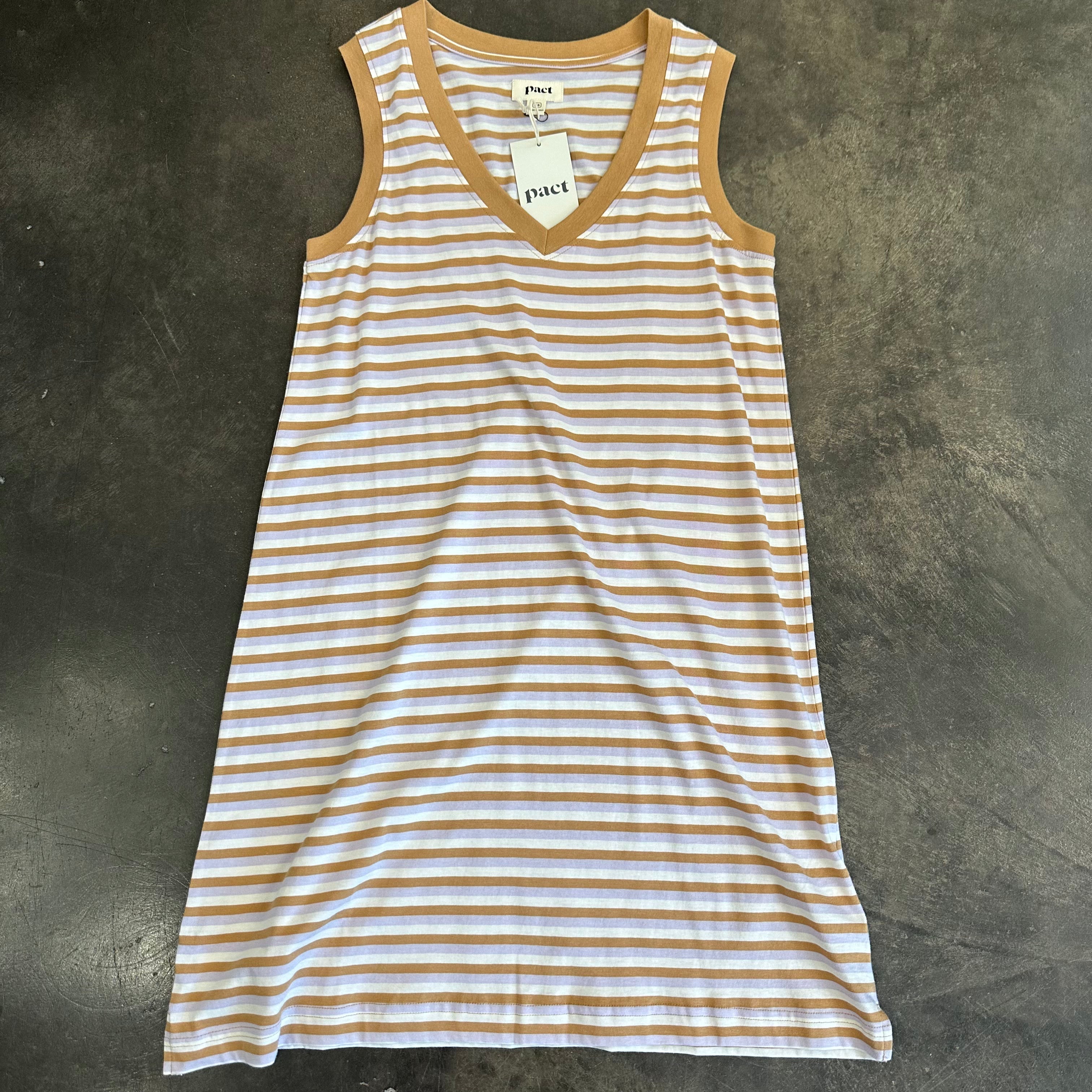 Studio Splash Orange Sporty Tank Dress w/ Pockets