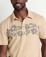Toad&Co - Boundless Jersey SS Polo | Chai Chest Print - Polo - Afterglow Market