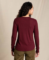 Toad&Co - Foothill Pointelle LS Crew - Tops - Afterglow Market