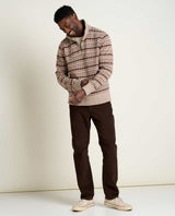 Men's Wilde 1/4 Zip Sweater | Honey Brown