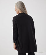 Pact - Airplane Cardigan | 100% Organic Cotton and Fair Trade | Black - Cardigans - Afterglow Market