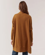 Pact - Airplane Cardigan | 100% Organic Cotton and Fair Trade | Golden Brown - Cardigans - Afterglow Market