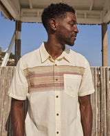 Toad&Co - Airscape SS Shirt | Dark Roast Stripe - SS Button-Down - Afterglow Market