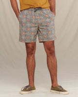 Toad&Co - Boundless Pull-On Short | Straw Geo Flower Print - Casual - Afterglow Market