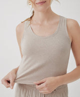 Pact - Cool Stretch Cropped Lounge Tank - Tops - Afterglow Market