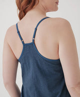 Pact - Cool Stretch Lounge Jumpsuit | Organic Cotton and Fair Trade | French Navy Heather - Jumpsuits - Afterglow Market