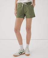 Pact - Daily Twill Short | Olivine - Drawstring - Afterglow Market