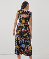 Pact - Fit & Flare Cap Sleeve Midi Dress - Dresses - Afterglow Market