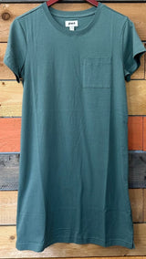 Pact - #GIVEAWAY | Softspun Tee Dress | Dark Forest - T-Shirt Knee-Length - Afterglow Market