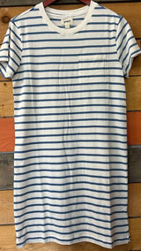 Pact - #GIVEAWAY | Softspun Tee Dress | Paris Stripe - T-Shirt Knee-Length - Afterglow Market