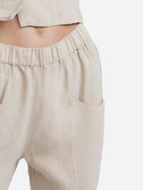 Mate The Label - Linen High Waisted Pant - Bottoms - Afterglow Market