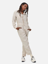 Mate The Label - Linen Long Sleeve Jumpsuit - Jumpsuits - Afterglow Market