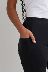 Fair Indigo - Organic 100% Cotton Leggings with Pockets - Pants - Afterglow Market