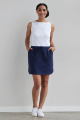 Fair Indigo - Organic Cotton Mini Skirt with Pockets - Skirts - Afterglow Market