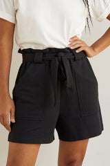 Fair Indigo - Organic French Terry High Waist Shorts - Shorts - Afterglow Market