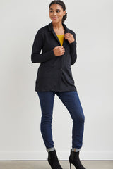 Fair Indigo - Organic Relaxed Knit Blazer - Coats & jackets - Afterglow Market